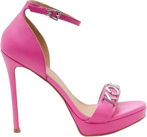 michael kors sandalen roze|michael kors high heel sandals.